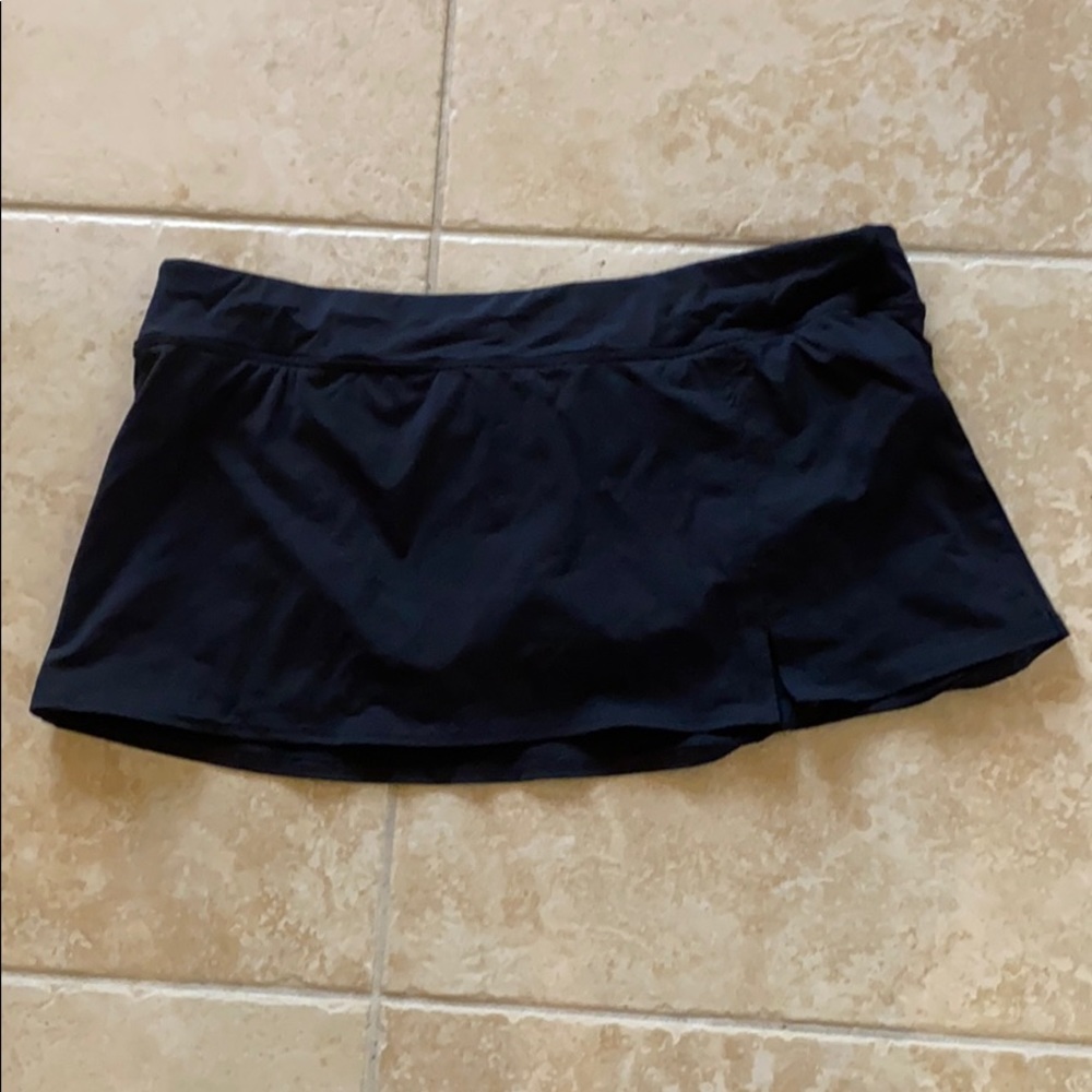 Lands’ End Black Swim Skirt